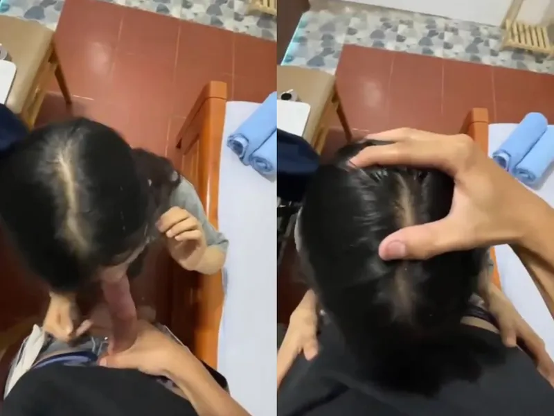 Xin má qua nhà bạn học thêm, nữ học sinh c3 bị anh người yêu xả sữa đặc vào mồm